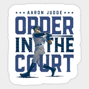 Aaron Judge New York Y Order Sticker